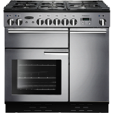 Rangemaster Professional Plus 90 Gas Stainless Steel/Chrome PROP90NGFSS/C