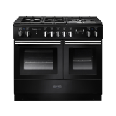 Rangemaster Professional Plus 100 FX Dual Fuel Gloss Black/Chrome PROPL100FXDFFGB/C