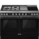 Smeg CPF120IGMPBL Dual Fuel Range Cooker