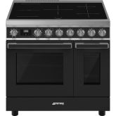 Smeg CPF92IMA 90cm Portofino Electric Range Cooker Anthracite