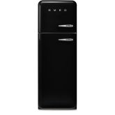 Smeg FAB30LBL6UK 60cm 50s Style Left Hand Hinge Fridge Freezer Black