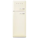 Smeg FAB30LCR6UK 60cm 50s Style Left Hand Hinge Fridge Freezer Cream