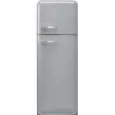 Smeg FAB30RSV6UK 60cm 50s Style Right Hand Hinge Fridge Freezer Silver