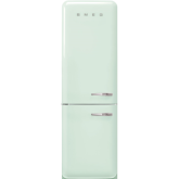 Smeg FAB32LPG6UK 60cm 50s Style Left Hand Hinge Fridge Freezer Pastel Green