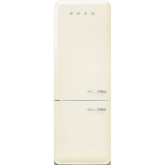 Smeg FAB38LCR6 70cm 50s Style Left Hand Hinge Fridge Freezer Cream