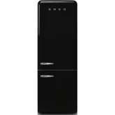 Smeg FAB38RBL6 70cm 50s Style Right Hand Hinge Fridge Freezer Black
