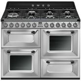 Smeg TR4110X-1 110cm Victoria Dual Fuel Range Cooker Stainless Steel