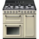 Smeg TR93P Dual Fuel Range Cooker