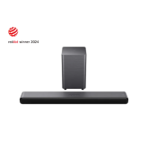 TCL S55H 2.1 ch Dolby Atmos & DTS Virtual:X Wireless Soundbar with Wireless Subwoofer - Dark Titaniu