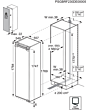 AEG NSK6D181EC Integrated Larder Fridge with Fixed Hinge
