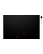 Asko HID824GC 80cm 4-Zone Induction Hob Black