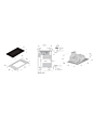 Asko HIHD854MM 90cm 4 Zone Induction Hob Black