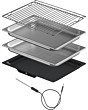 ASKO OCS64BSH 45cm Compact Oven with Steam Black Steel