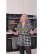 Beko CIMY92XP 59.4cm Pyrolytic Built In Electric Single Oven - Stainless Steel