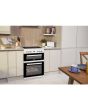 Beko EDC633W 60cm Double Oven Electric Cooker