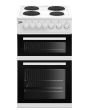 Beko EDP503W 50cm Electric Double Oven Cooker