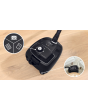 Bosch BGL38BA3GB Serie 4 ProEco 850W Bagged Cylinder Vacuum Cleaner - Black