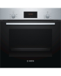Bosch HHF113BR0B Serie 2 Built In Electric Single Oven with 3D Hot Air - Stainless Steel