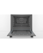 Bosch HHF113BR0B Serie 2 Built In Electric Single Oven with 3D Hot Air - Stainless Steel