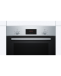 Bosch HHF113BR0B Serie 2 Built In Electric Single Oven with 3D Hot Air - Stainless Steel