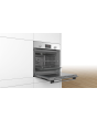 Bosch HHF113BR0B Serie 2 Built In Electric Single Oven with 3D Hot Air - Stainless Steel