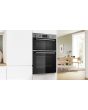 Bosch MBA533BS3B Series 4- 60cm Built In Double Oven - Stainless Steel