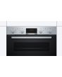 Bosch MBS533BS0B Built In Electric Double Oven with 3D Hot Air - Stainless Steel