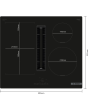 Bosch PVS611B16E 60cm Induction Hob with Ventilation