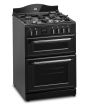Creda C60DFMRA 59.8cm Dual Fuel Rangecooker with Double Oven and Gas Hob - Anthracite