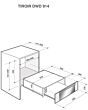 De Dietrich DWD7400W Warming Drawer
