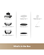 Dreame PT60_GREY Air Fryer with Dual 3D Hot Air Cook