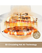 Dreame PT60_GREY Air Fryer with Dual 3D Hot Air Cook
