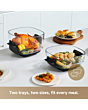 Dreame PT60_GREY Air Fryer with Dual 3D Hot Air Cook