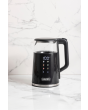 Haden 1.7L Black Touch Screen Glass Kettle with Safety Features