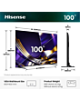 Hisense 100U7STUK PRO 100inch MiniLED 4K 165Hz TV
