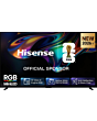 Hisense 100UR8STUK 4K Ultra HD RGB MiniLED TV Black