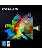 Hisense 100UR8STUK 4K Ultra HD RGB MiniLED TV Black