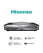 Hisense PX4TUKPRO Projector Silver Black Model