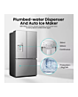 Hisense RF815N4SESE Silver No Frost Fridge Freezer