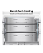 Hisense RF815N4SESE Silver No Frost Fridge Freezer