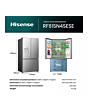 Hisense RF815N4SESE Silver No Frost Fridge Freezer