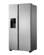 Hisense RS694N4TIE 91cm No Frost American Style Fridge Freezer - Stainless Steel