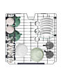 Hoover HFP 4C7E0W-80 Dishwasher 14 Settings White