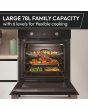 Hoover HO6 H3T1CTX Built-In Oven 78L Stainless Steel