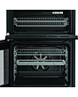 Hotpoint HDE6VDCASB1 50cm Double Oven Cooker Black