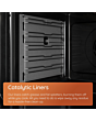 Hotpoint HDE6VDCASB1 50cm Double Oven Cooker Black