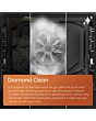 Hotpoint HDE6VDCASB1 50cm Double Oven Cooker Black
