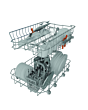 Hotpoint HP2FE10CS90WUK Slimline Dishwasher 10 Place Settings