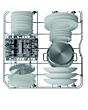 Hotpoint HP2IFC14BN6UK Integrated Dishwasher 14 Place
