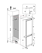 Hotpoint HPK25292B4UK 54cm 70/30 Integrated Fridge Freezer